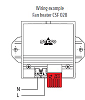 CSF 028 Wiring example